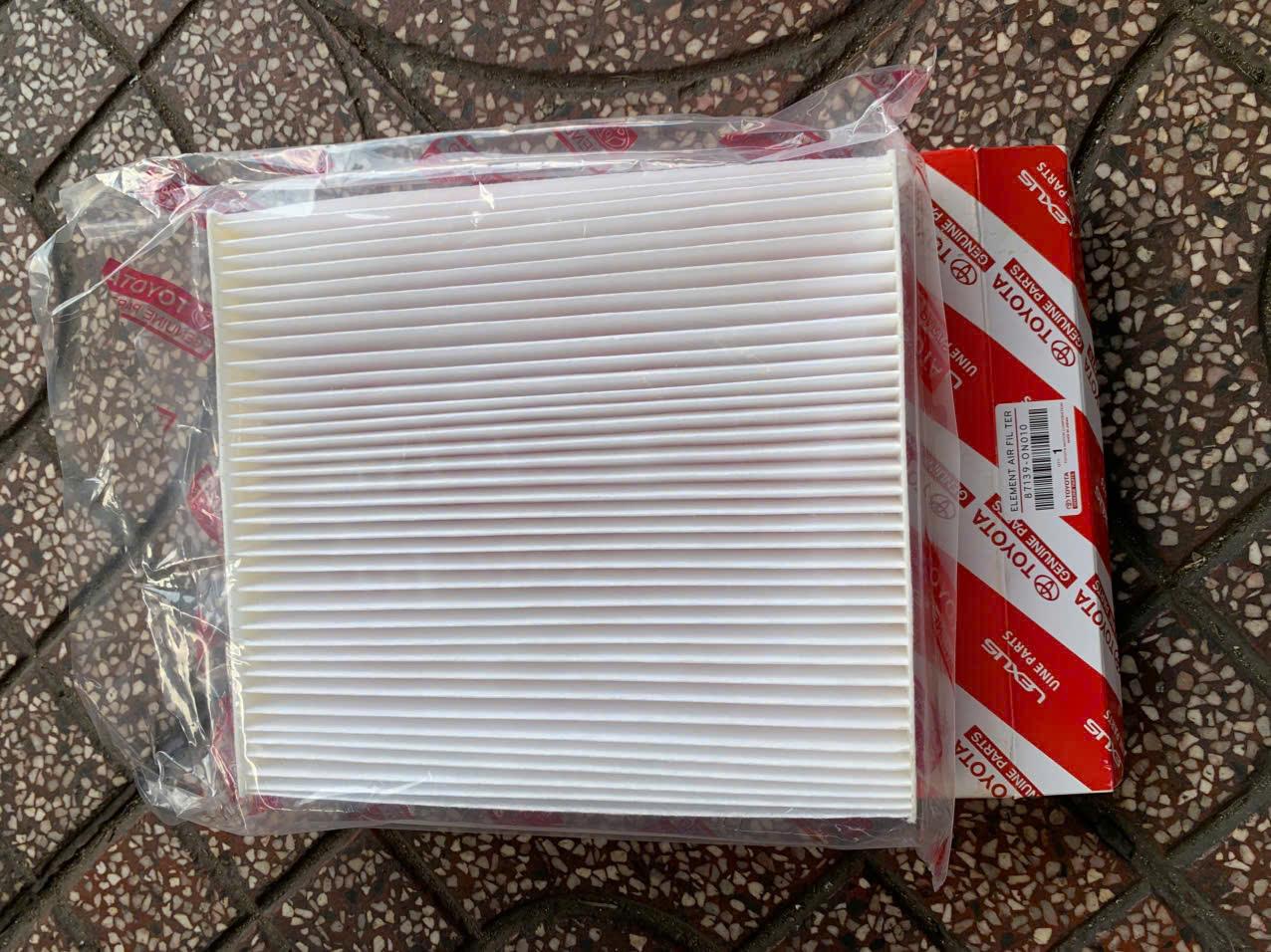 Lọc gió máy lạnh ToyotaVios, Innova, Fortuner, Altis, Corolla Cross, Yaris,Camry TH