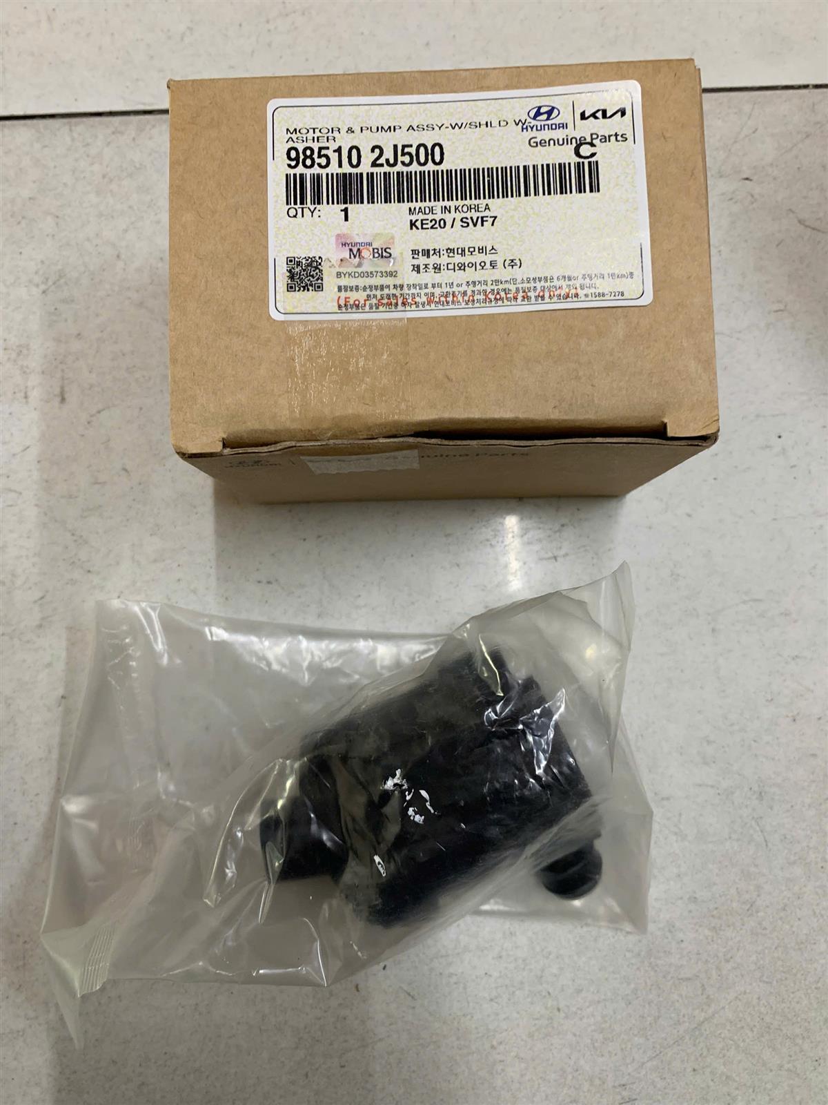 Motor nước rửa kính Hyundai Santafe, Grand i10, Getz, i30, Kia Carens CH