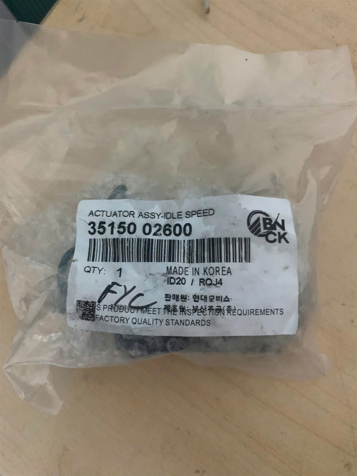 Cảm biến bù ga Hyundai Getz, Picanto CH( van không tải)