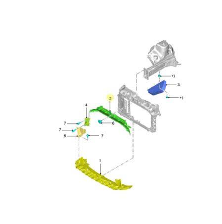 Ốp trên két nước Ford Fiesta 2012-2018 Hatch CH