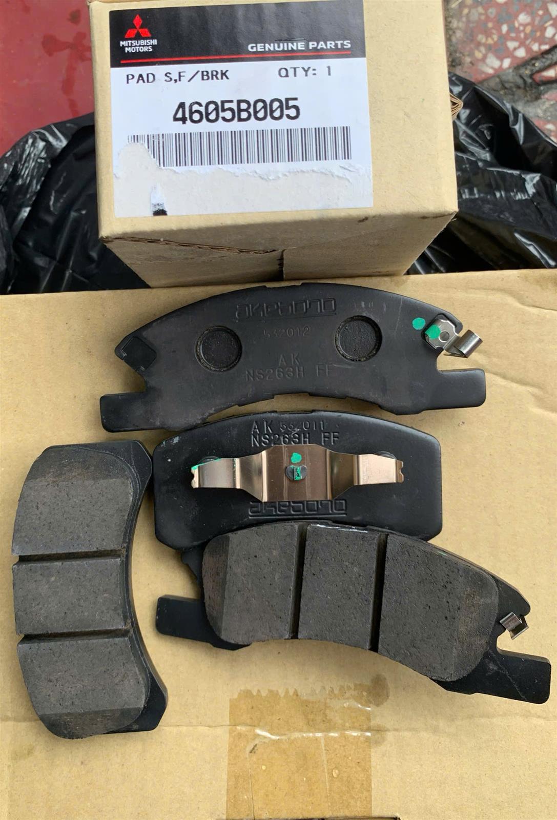 Má phanh trước Mitsubishhi Attrage 2013-2020, Mirage 2012-2015 CH