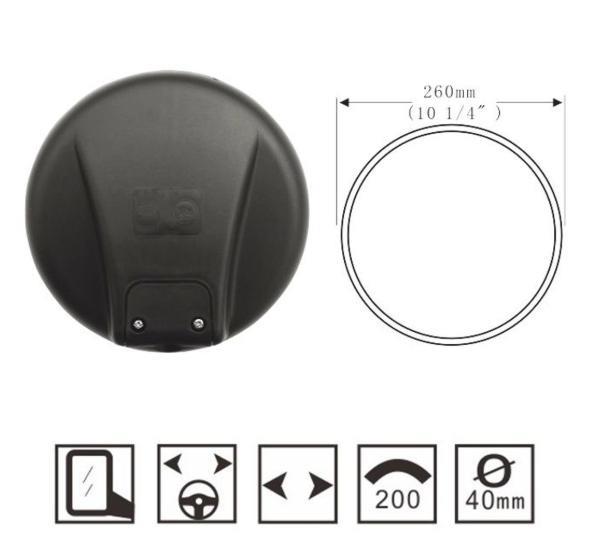 Kính tròn cầu lồi xe Tải Hyundai, Hino, Isuzu, Tải Trung Quốc