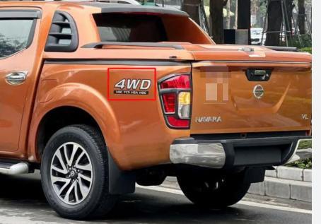 Tem chữ 4WD Nissan TH