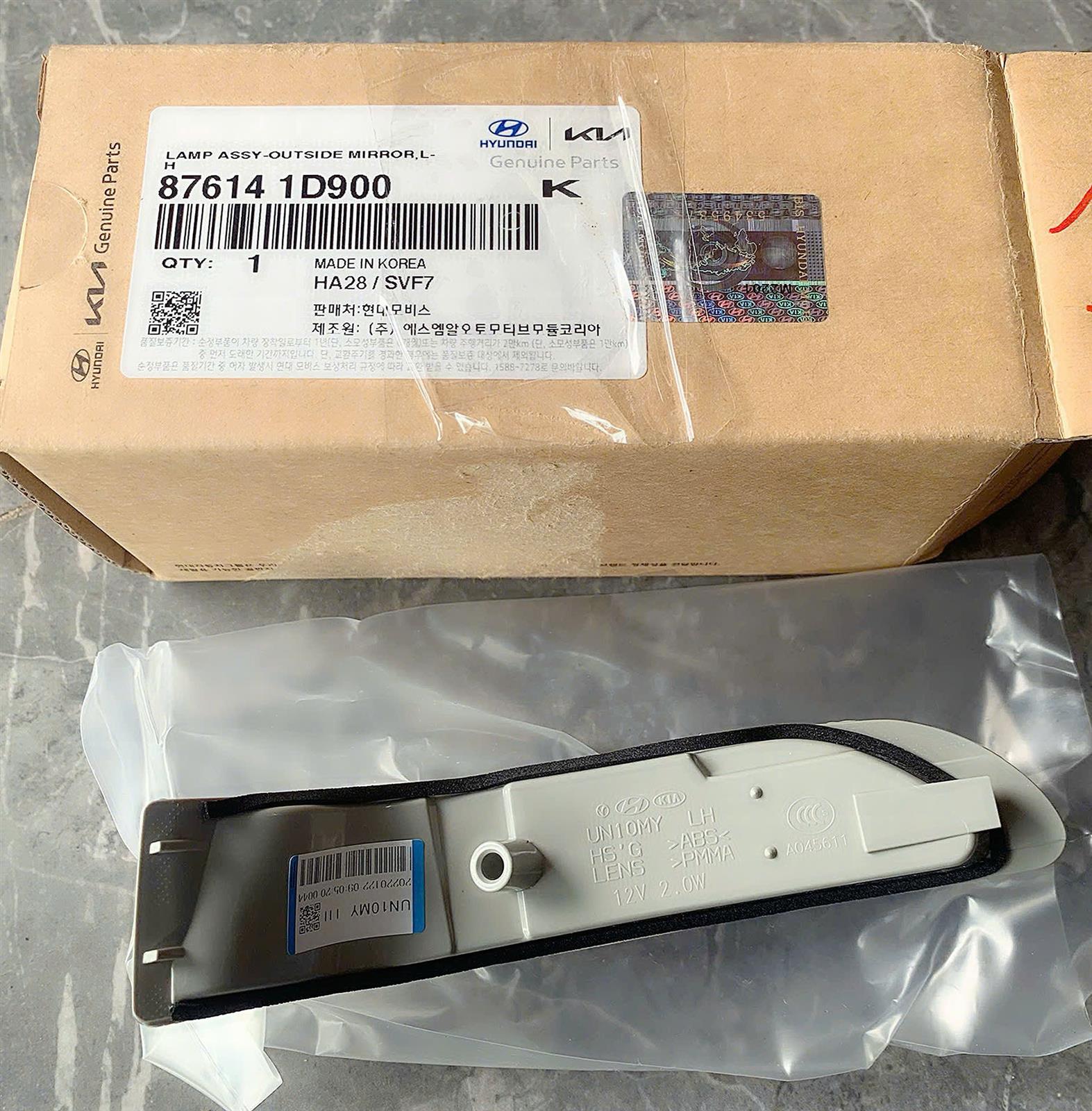 Đèn Xinhan trên kính chiếu hậu Huyndai Grand I10, Rondo, Carens CH