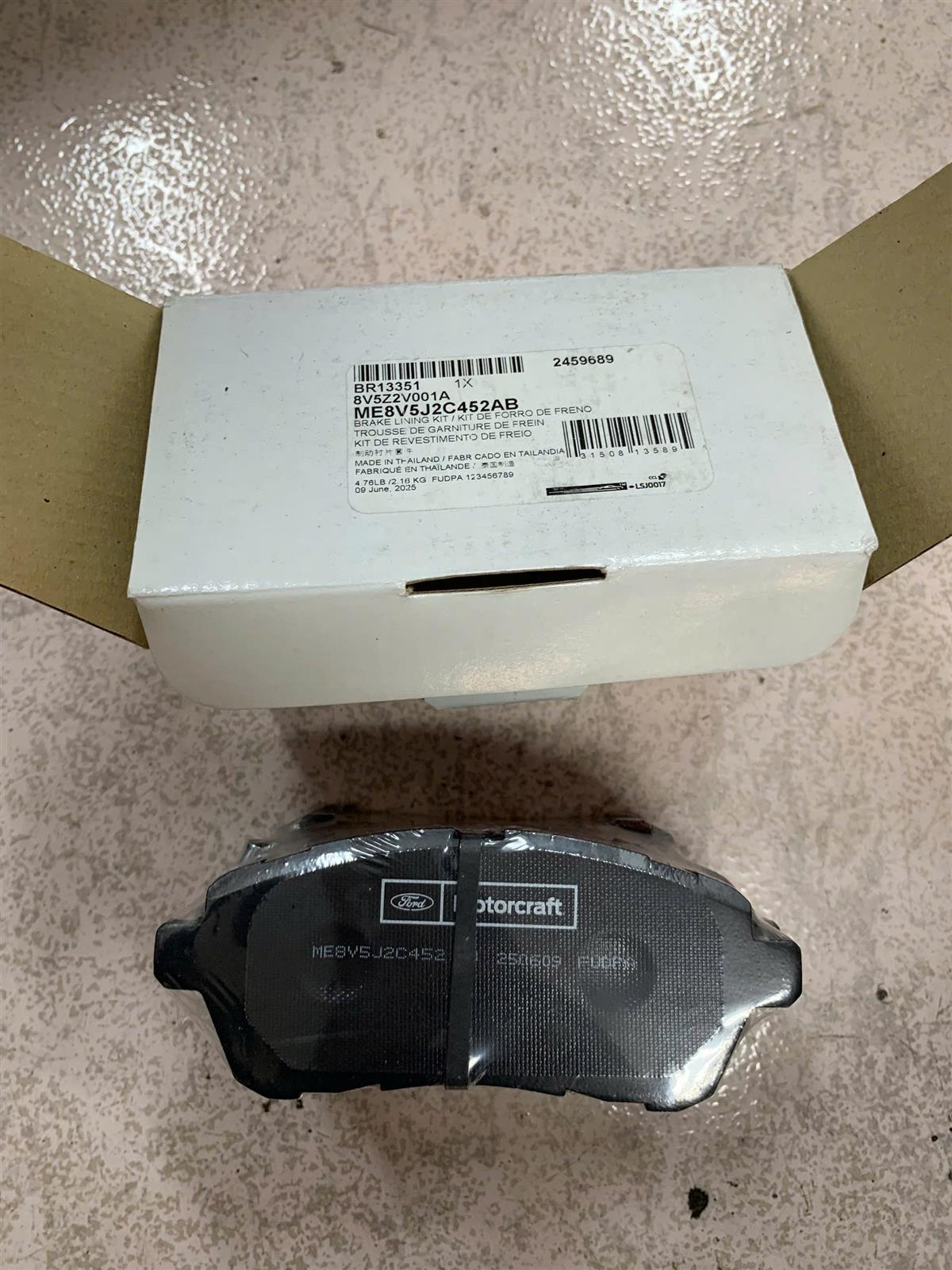 Má phanh trước Ford Fiesta 2012-2018, Mazda 2 2009 CH