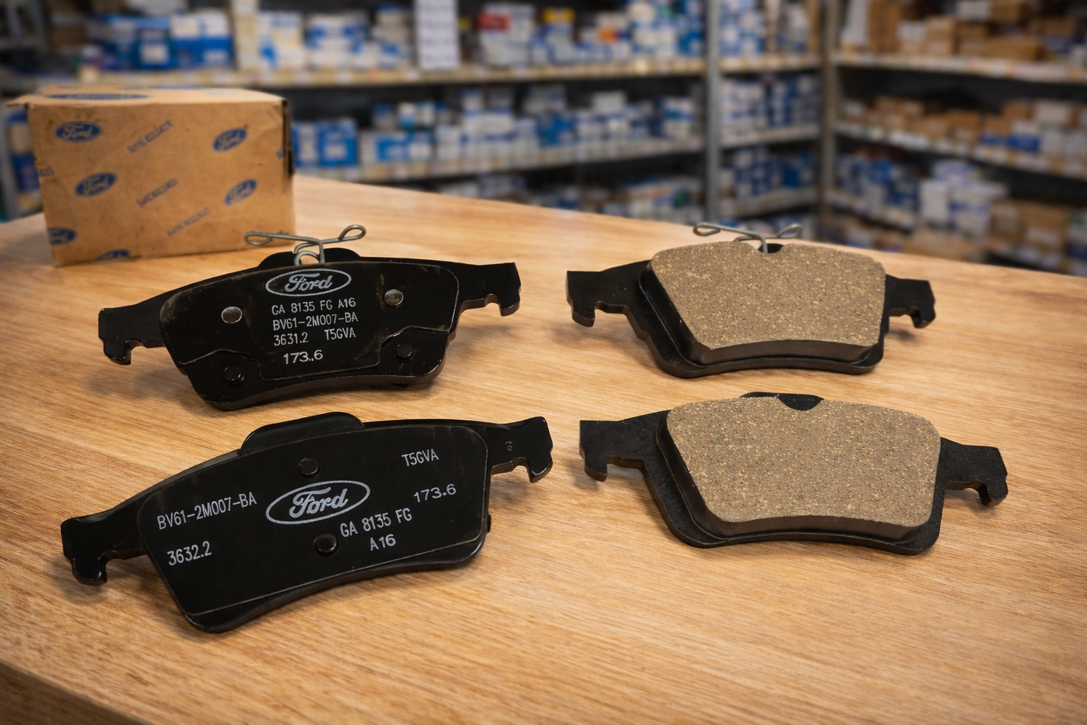 Má phanh sau Ford Focus 2012-2018, Ecosport 2018-2021, Mazda 3 2005-2013 TH