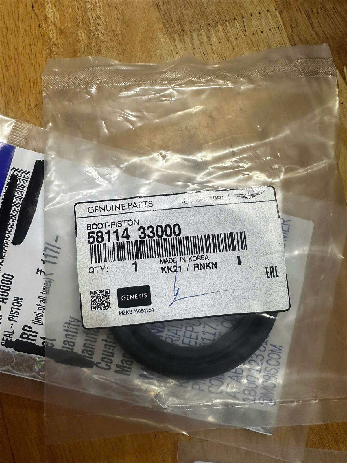 Phốt Piston thắng sau Hyundai Cerato, Avante CH