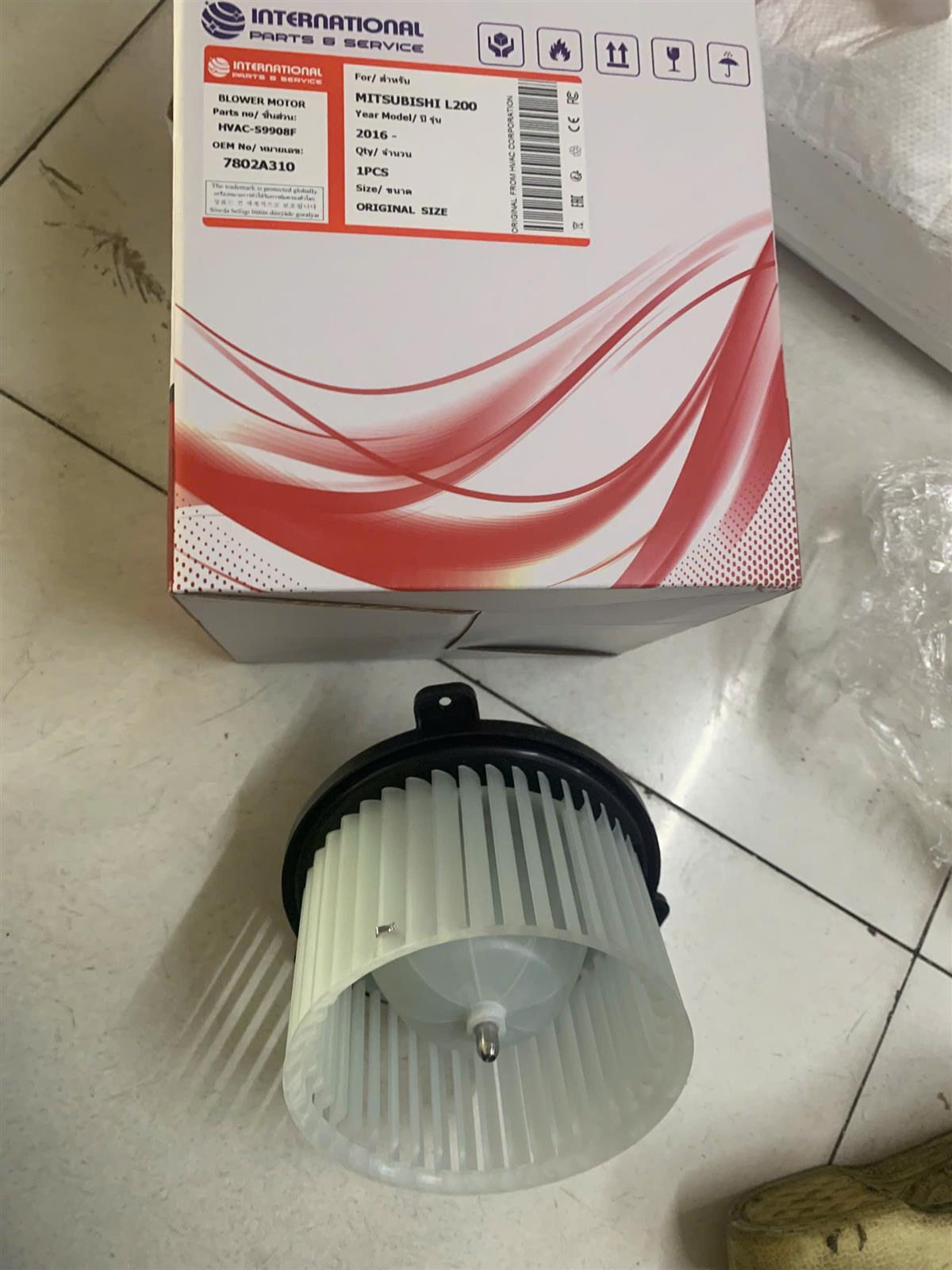 Quạt dàn lạnh trước Isuzu Dmax 2013-2018, Mux, Triton 2015-2023 TH