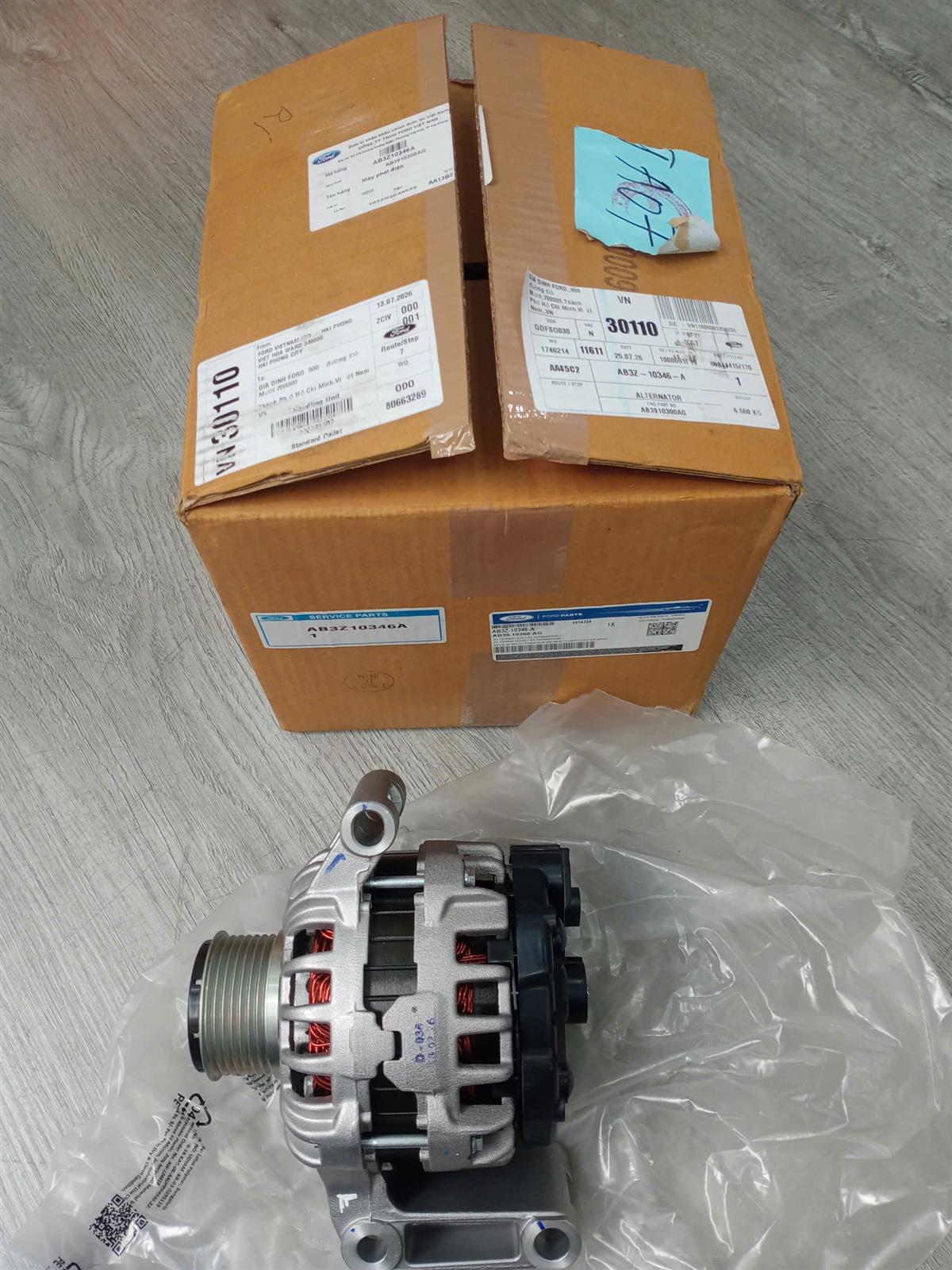 Máy phát Ford Ranger 2012-2016 2.2, 3.2 , BT50 2.2, 3.2 2015 (Thước lái điện) CH