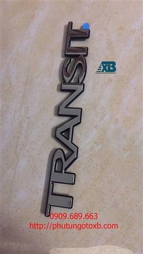 Logo chữ Transit trên cửa sau Ford Transit 2008-2014 JMC Ford transit 2014