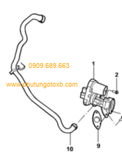 Ống nước ford Transit 2008-2014 CH Ford transit 2008