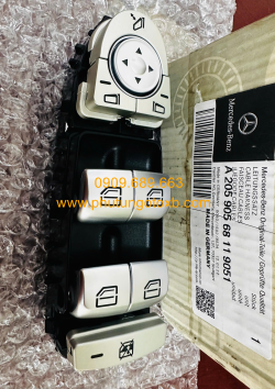 Công tắc bấm kính tổng Mercedes GLC300, C350, C63, AMG 2016-2018