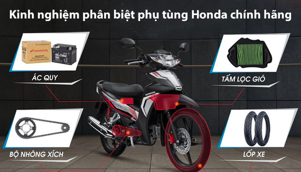 Cách phân biệt phụ tùng Honda chính hãng như thế nào?