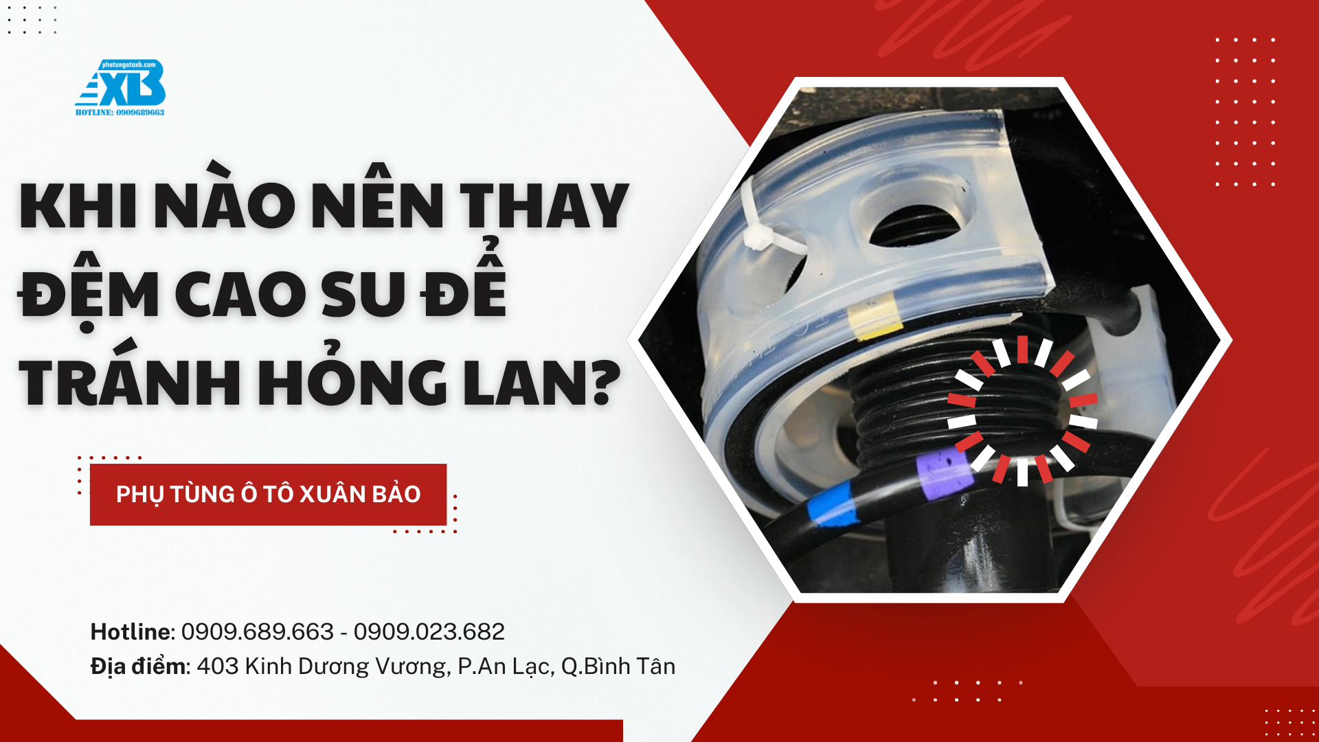 Bạn nên thay đệm cao su khi nào để tránh hỏng lây các bộ phận khác?