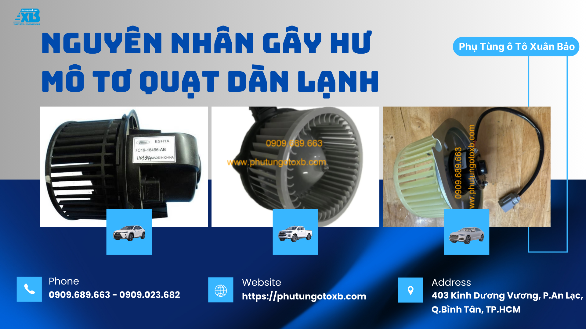 Nguyên Nhân Gây Hư Mô Tơ Quạt Dàn Lạnh Trên Ô Tô