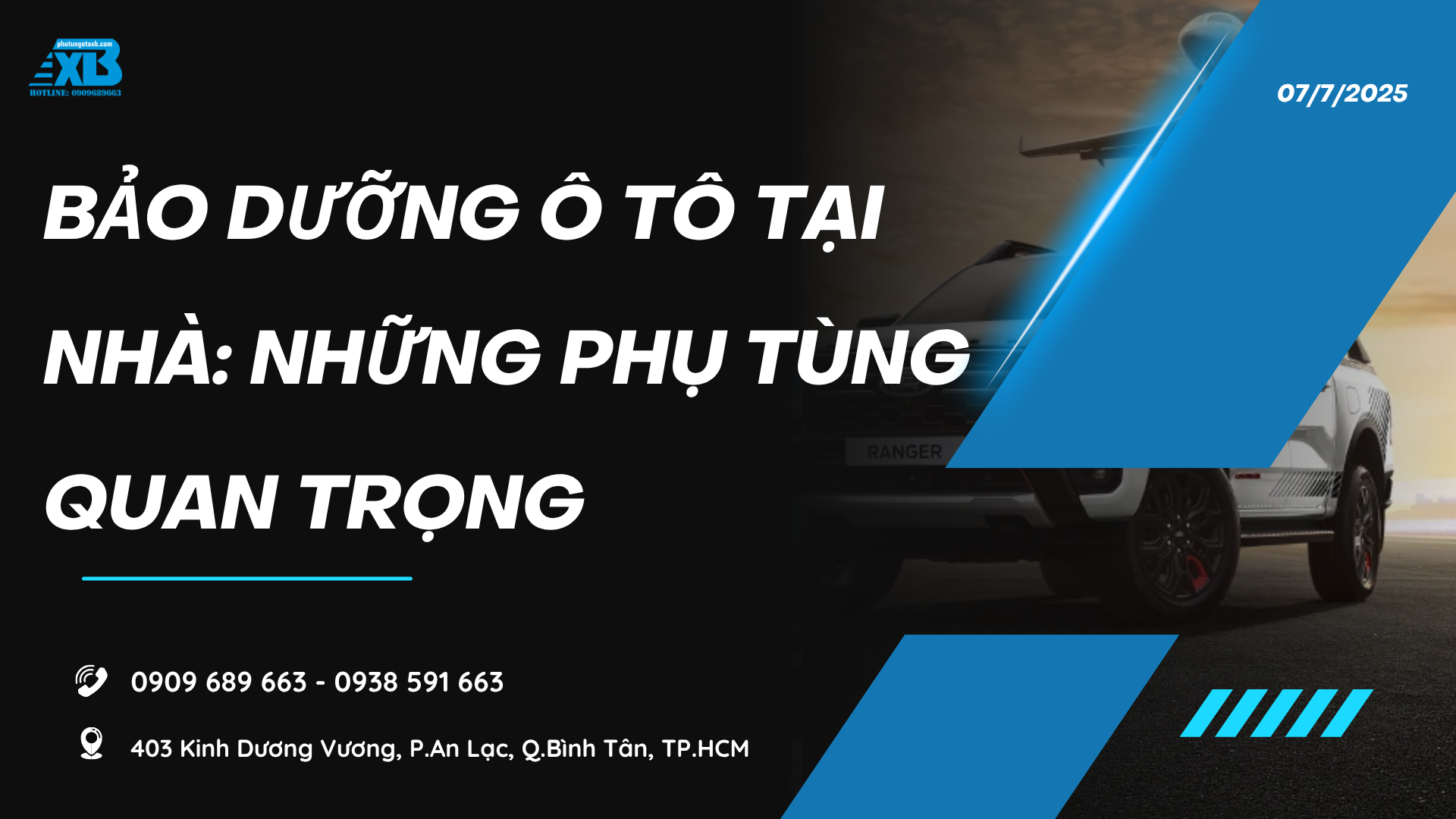 Bảo dưỡng ô tô tại nhà: Những phụ tùng quan trọng