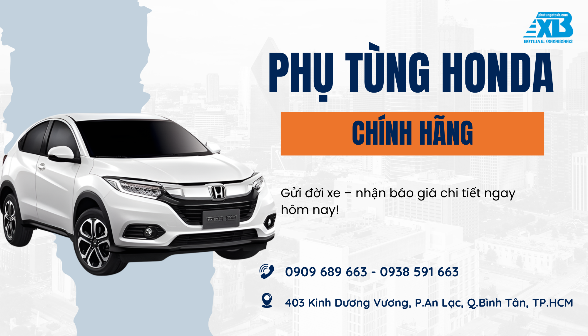 Phụ Tùng Honda Chính Hãng | Đủ Mẫu – Giá Tốt – Phụ Tùng Ô Tô Xuân Bảo