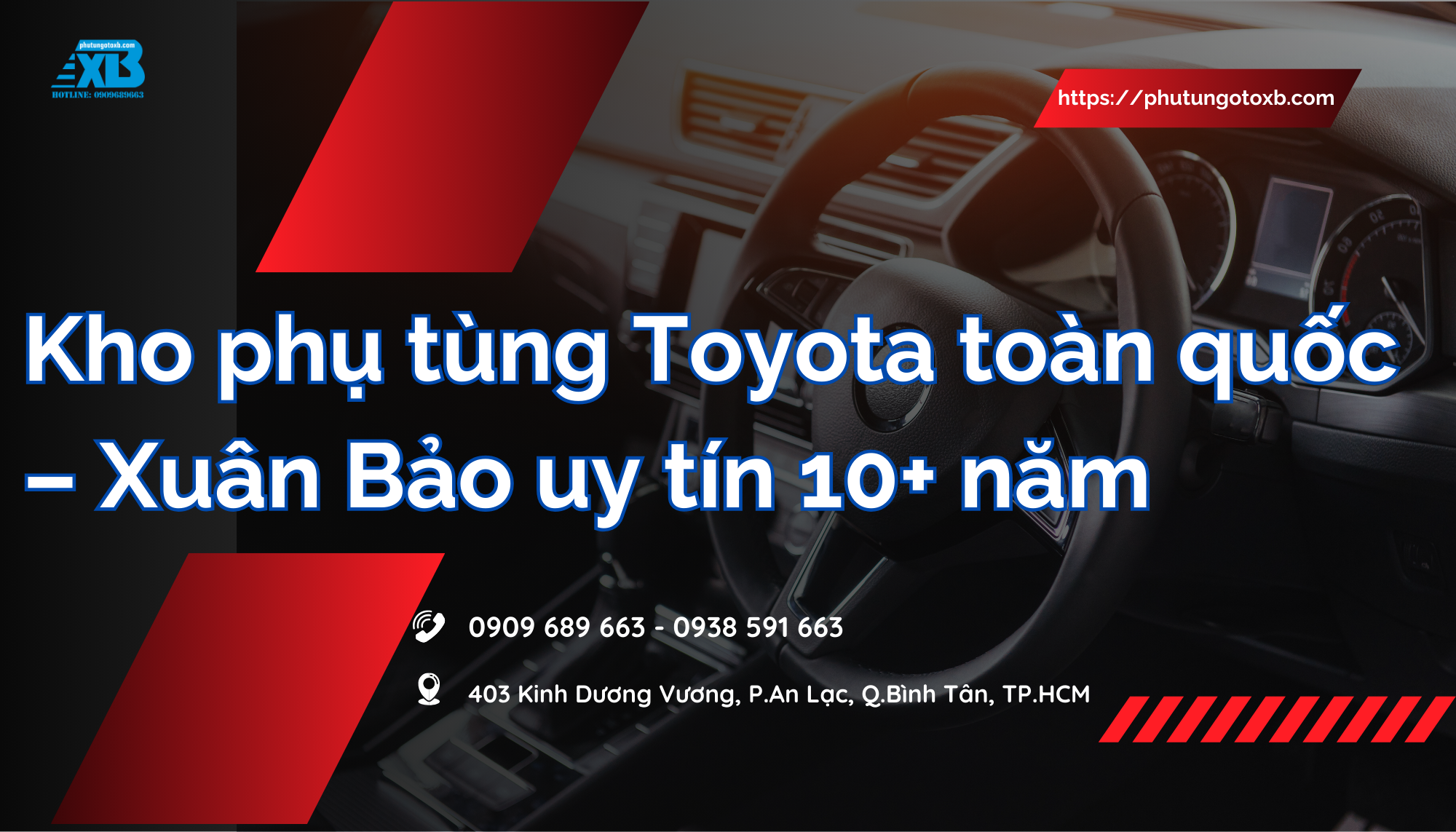 Kho phụ tùng Toyota toàn quốc | Xuân Bảo uy tín 10+ năm