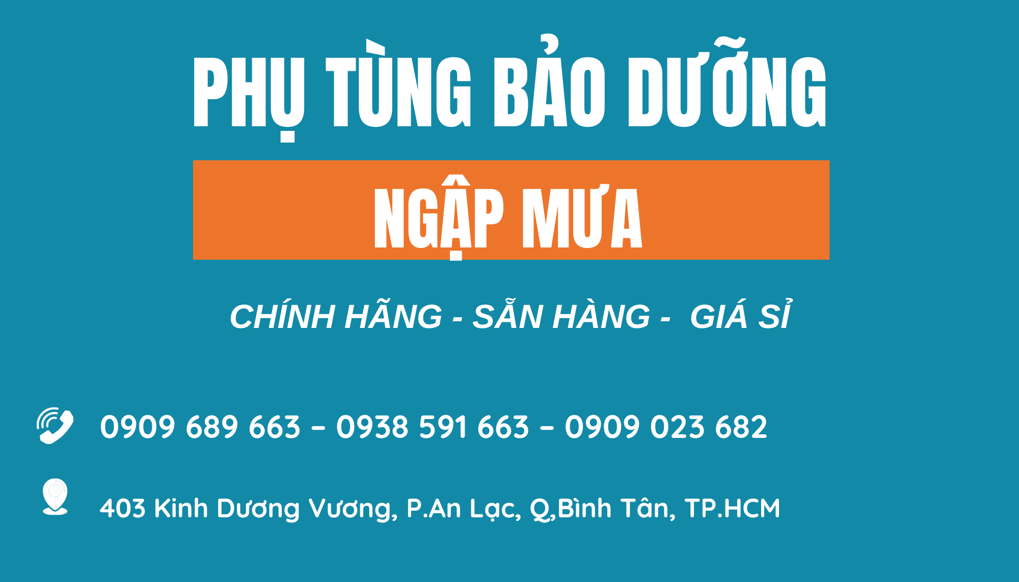 TRỌN BỘ PHỤ TÙNG BẢO DƯỠNG XE SAU NGẬP MƯA