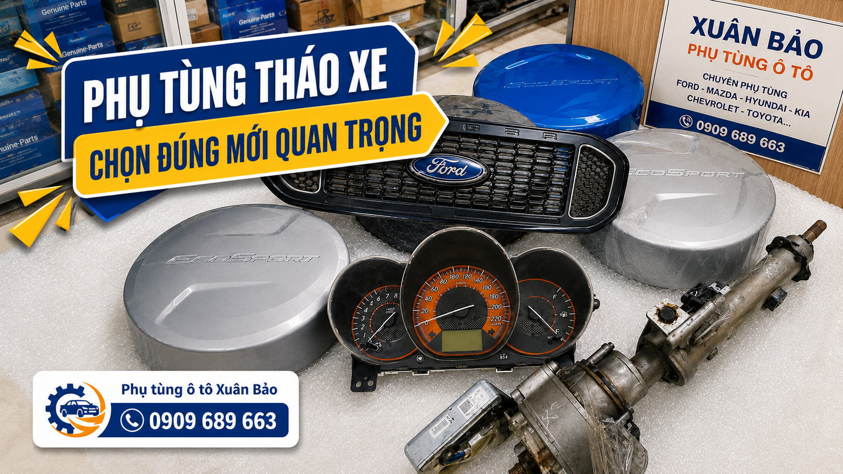 Phụ tùng ô tô tháo xe là gì? Có nên sử dụng phụ tùng tháo xe?